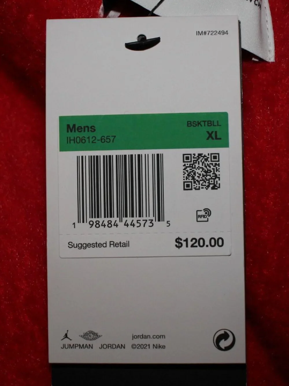 NWT Jordan x Jayson Tatum Cardigan Size XL
